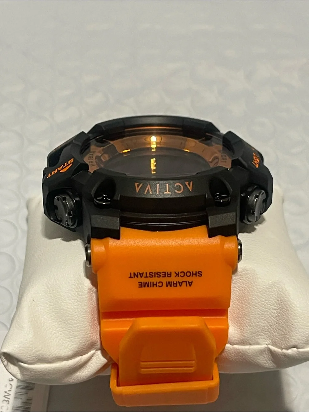Activa Summit X Invicta Unisex Digital Watch - 50mm. Orange & Black NEW